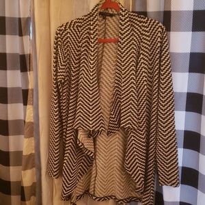 the limited open drape cardigan large